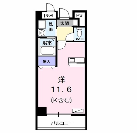 メゾンカルムの物件間取画像